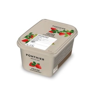 Пюре клубника, Ponthier, 1 кг